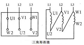 电机三角形连接