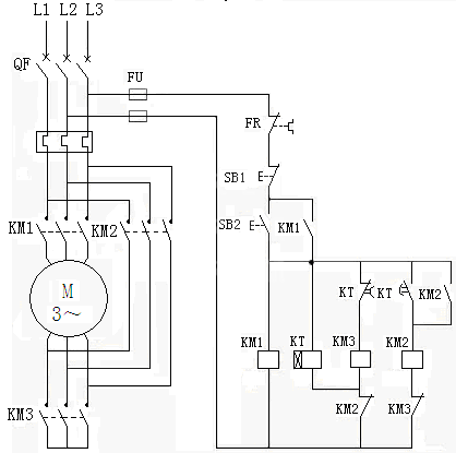 电机启动电路图