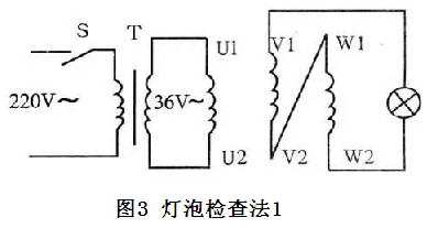 万用表检查法